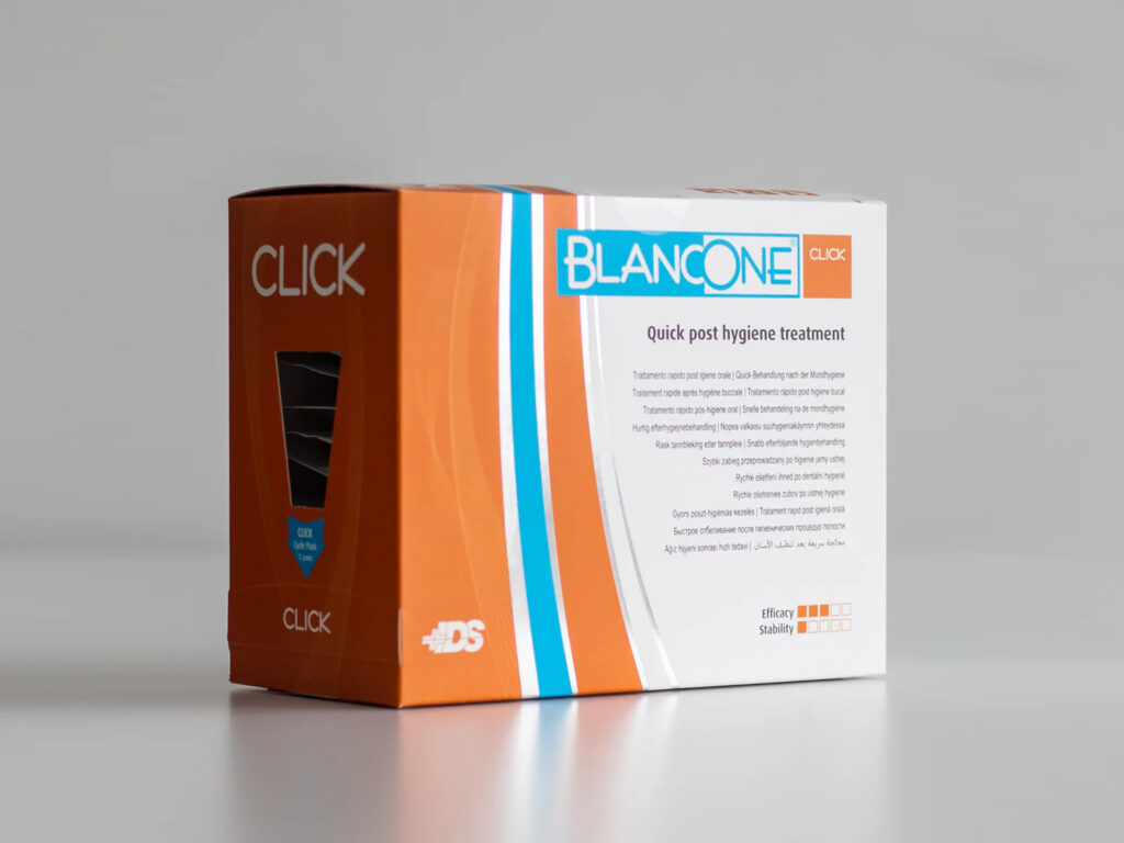BlankOne Click teeth whitening at dentist