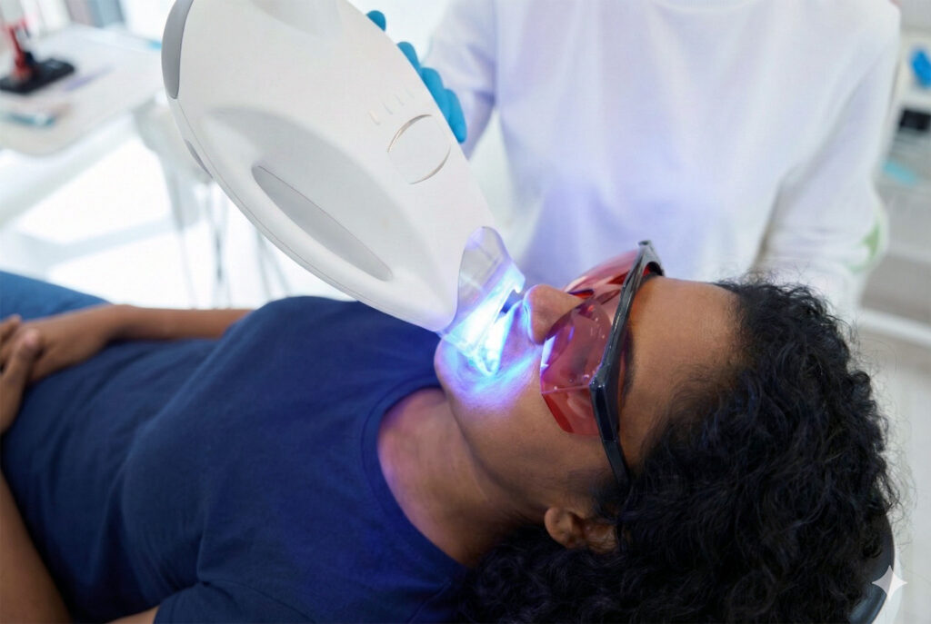 chairside teeth whitening