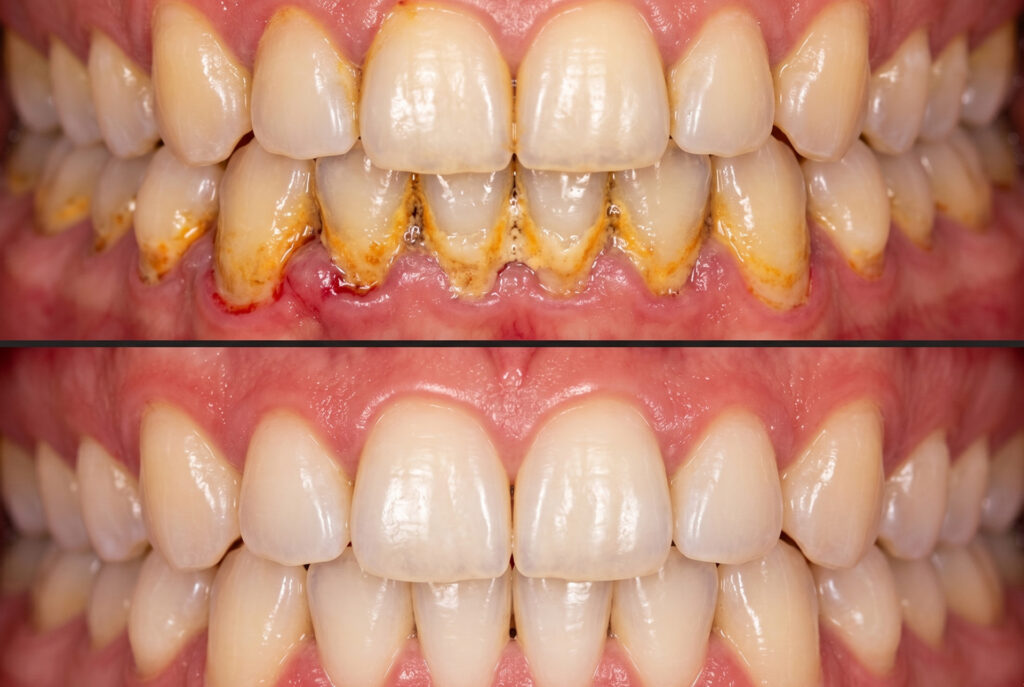 root planing teeth