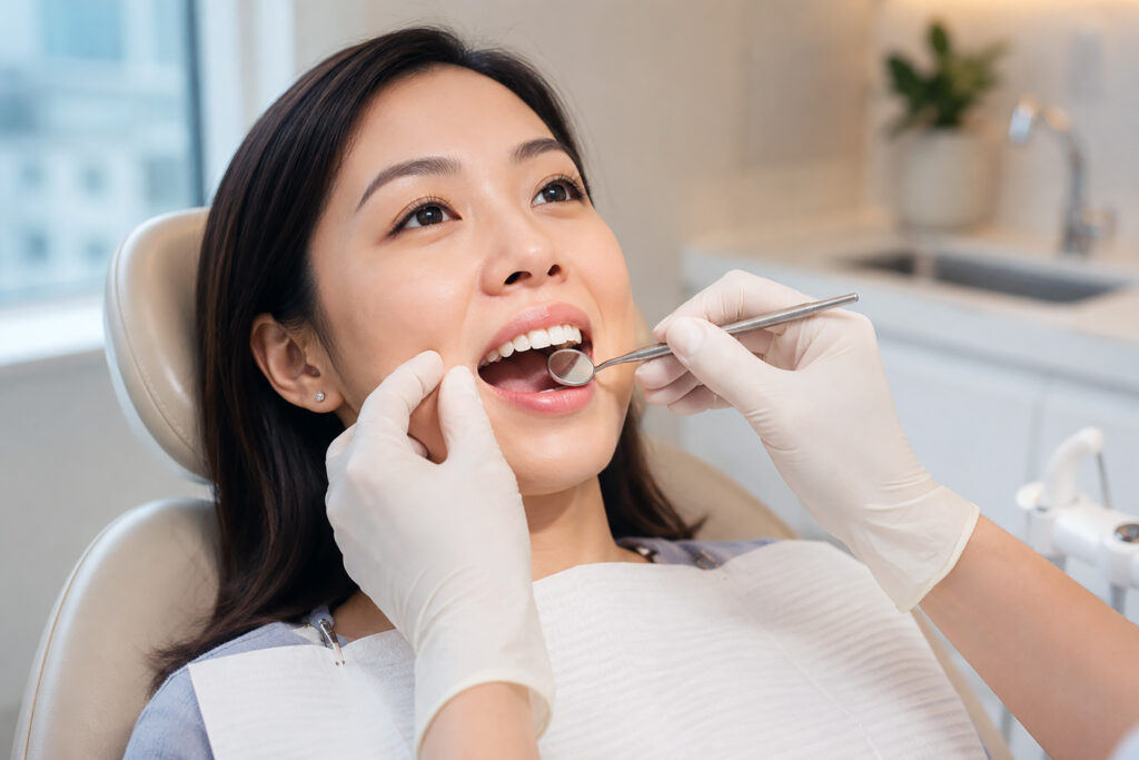 composite filling procedure